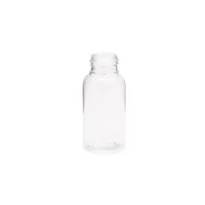 50ml PET Plastic Jar Bottle Clear Round with Flip Lid 10pack PET0050