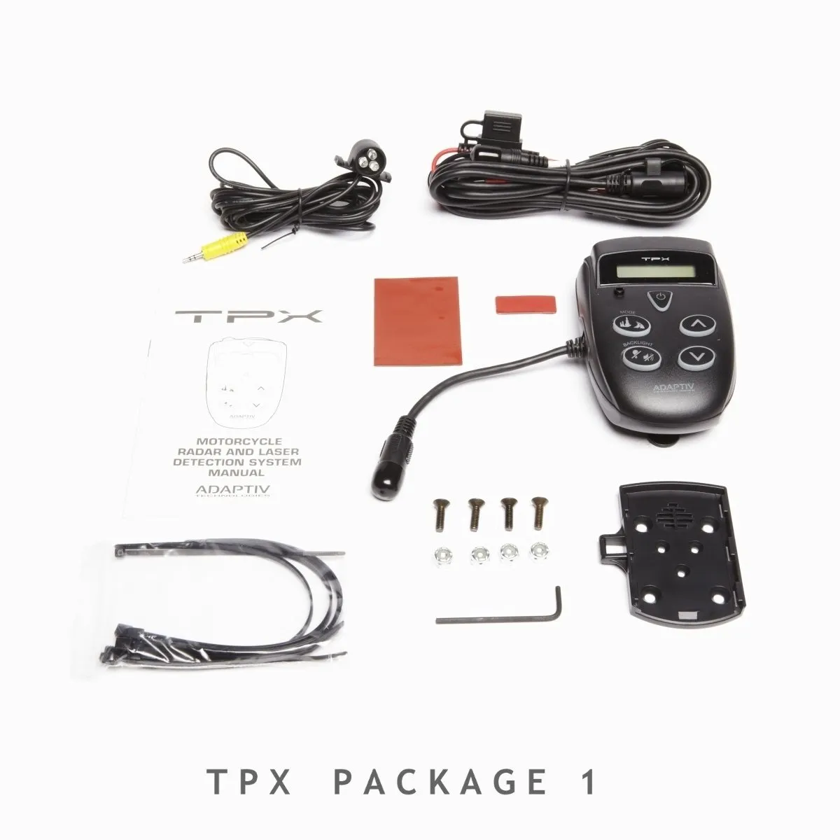 ADAPTIV TPX Radar Detector V3.0 Motorcycle Radar Package 1