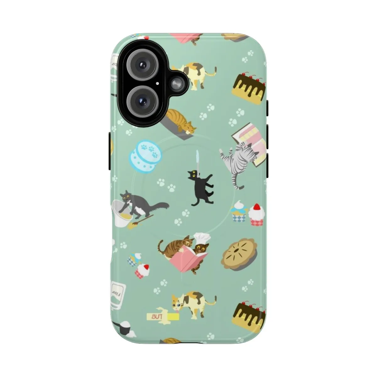 Adorable Cats Baking Cakes and Pastries Magnetic Phone Cases