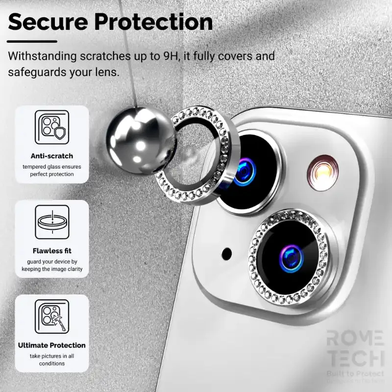 Apple iPhone 14 Plus (2022) Camera Lens Protector Bling Diamond Lens