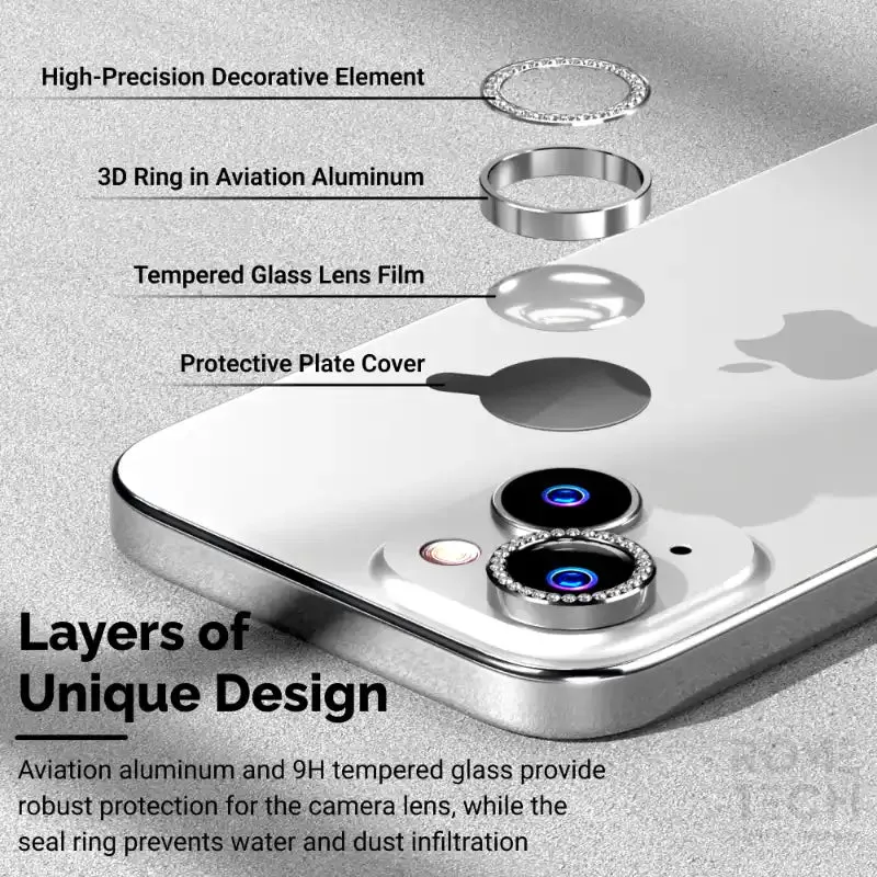 Apple iPhone 14 Plus (2022) Camera Lens Protector Bling Diamond Lens