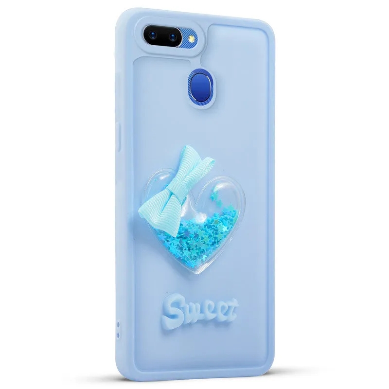 Bow Heart Cute Phone Back Cover for Oppo A5