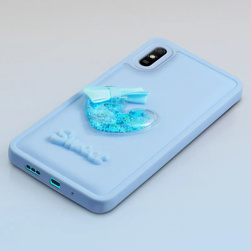 Bow Heart Cute Phone Back Cover for Redmi 9A