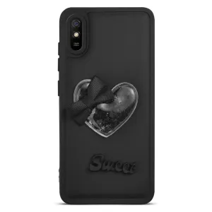 Bow Heart Cute Phone Back Cover for Redmi 9A