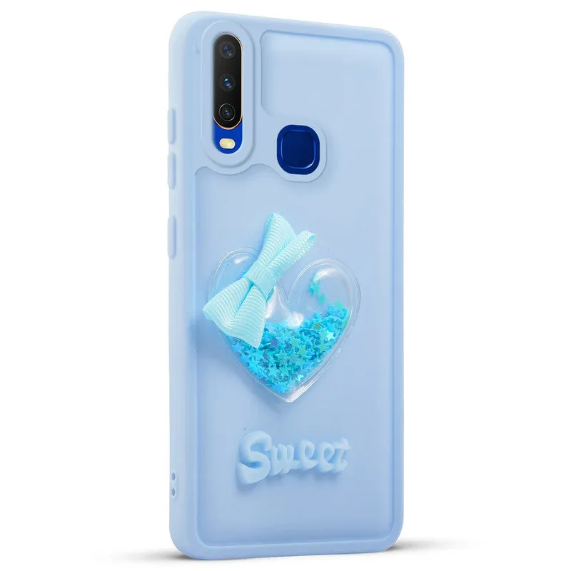 Bow Heart Cute Phone Back Cover for Vivo Y17