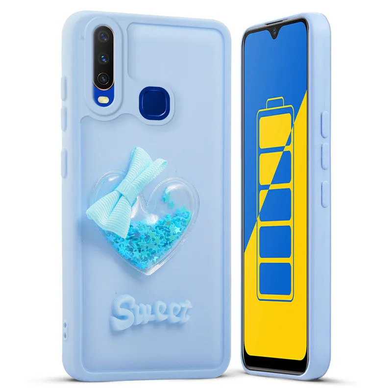 Bow Heart Cute Phone Back Cover for Vivo Y17