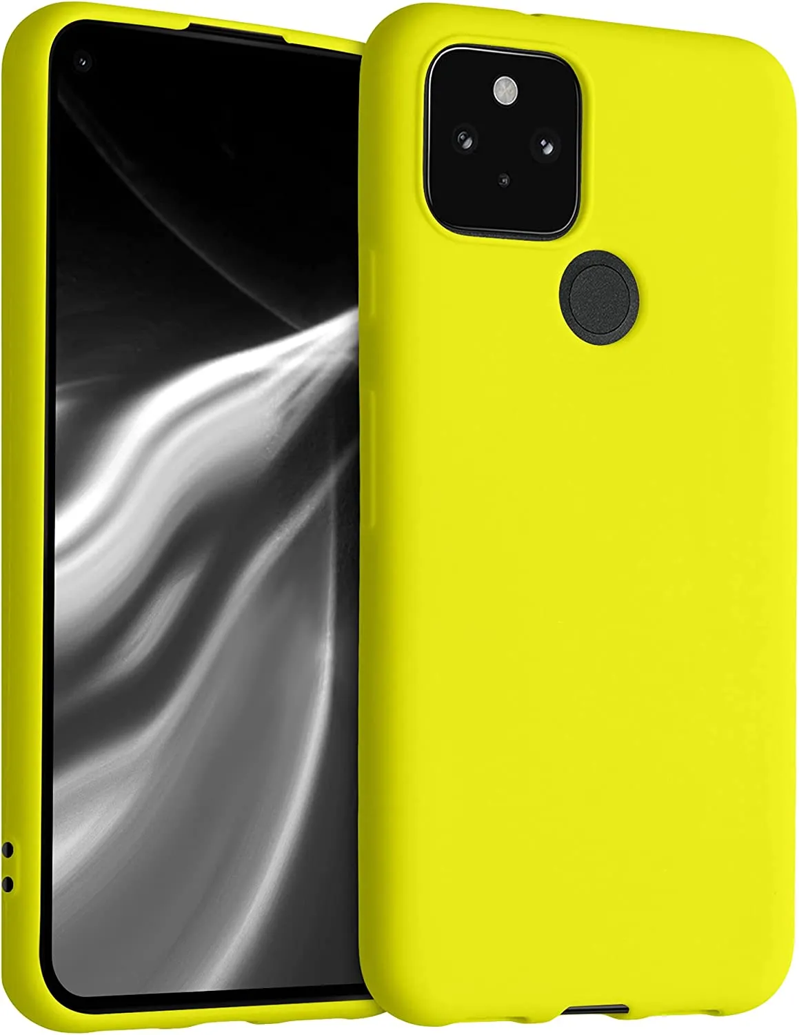 Compatible  Google Pixel 5 - Case Protective Phone Cover - Honey Yellow