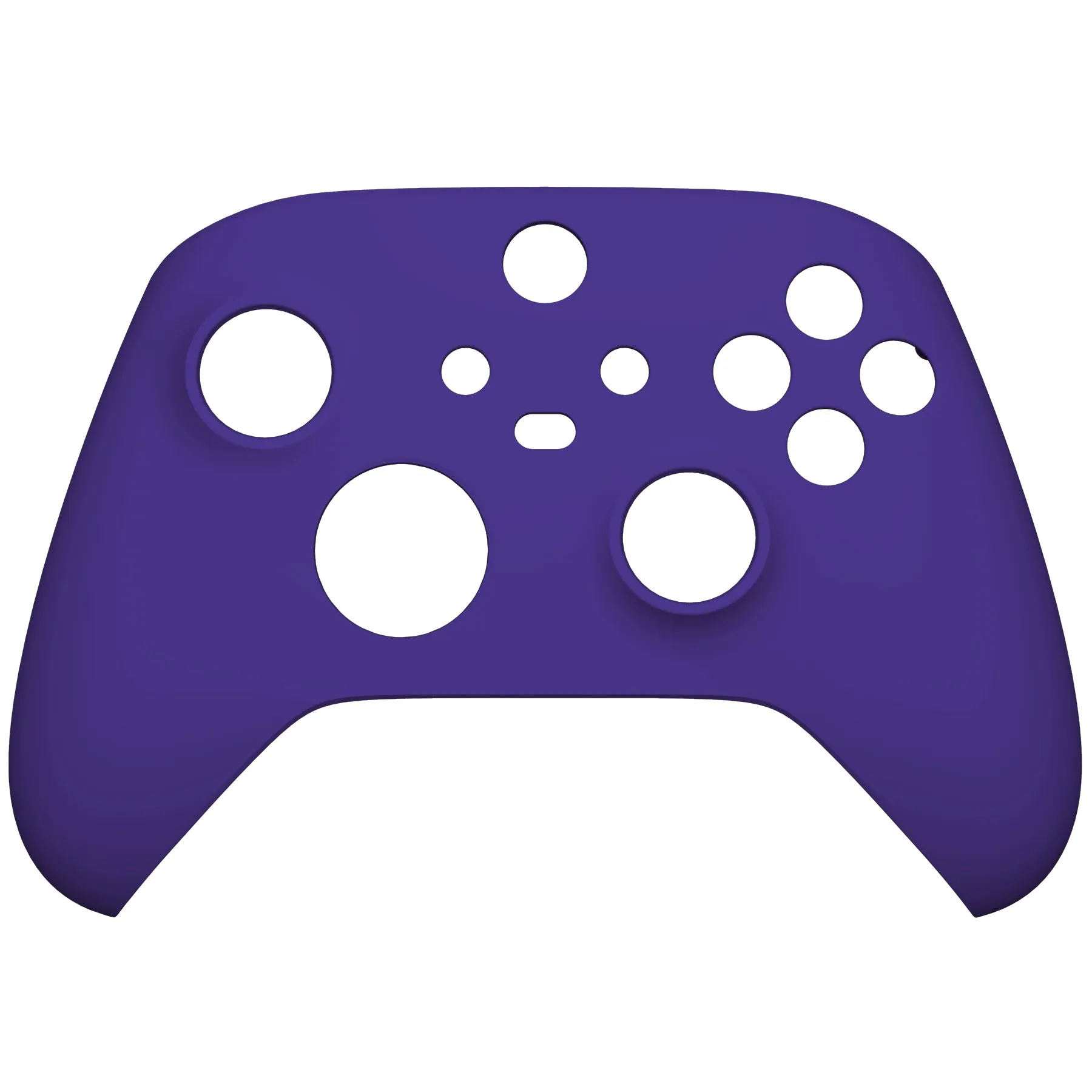 eXtremeRate Purple Replacement Part Faceplate, Soft Touch Grip Housing Shell Case for Xbox Series S & Xbox Series X Controller Accessories - Controller NOT Included - FX3P307