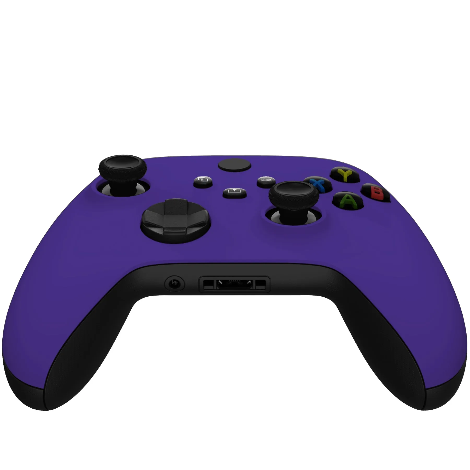 eXtremeRate Purple Replacement Part Faceplate, Soft Touch Grip Housing Shell Case for Xbox Series S & Xbox Series X Controller Accessories - Controller NOT Included - FX3P307