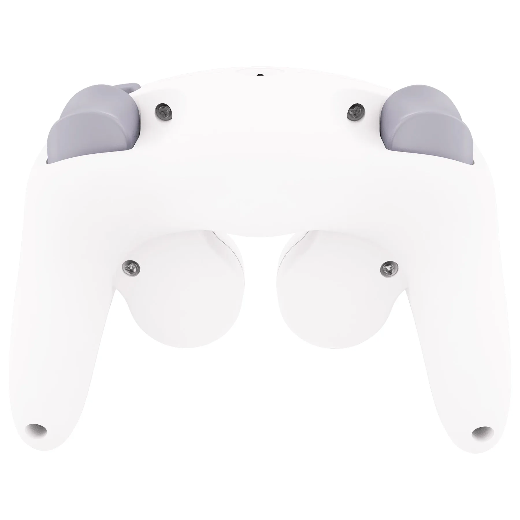 eXtremeRate White Replacement Faceplate Backplate with Buttons for Nintendo GameCube Controller - GCNP3002