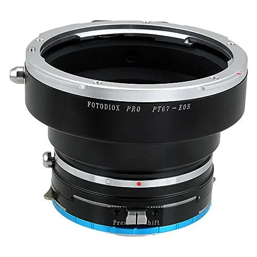 Fotodiox Pro Lens Mount Shift Adapter - Pentax 6x7 (P67, PK67) Mount SLR Lens to Fujifilm Fuji X-Series Mirrorless Camera Body