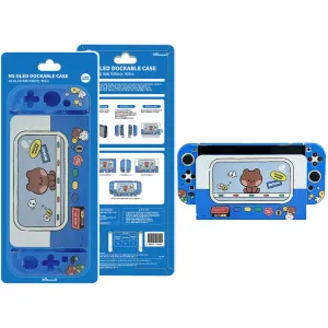 Gammac Line Friends Protective Case and Dockable Case for Nintendo Switch OLED