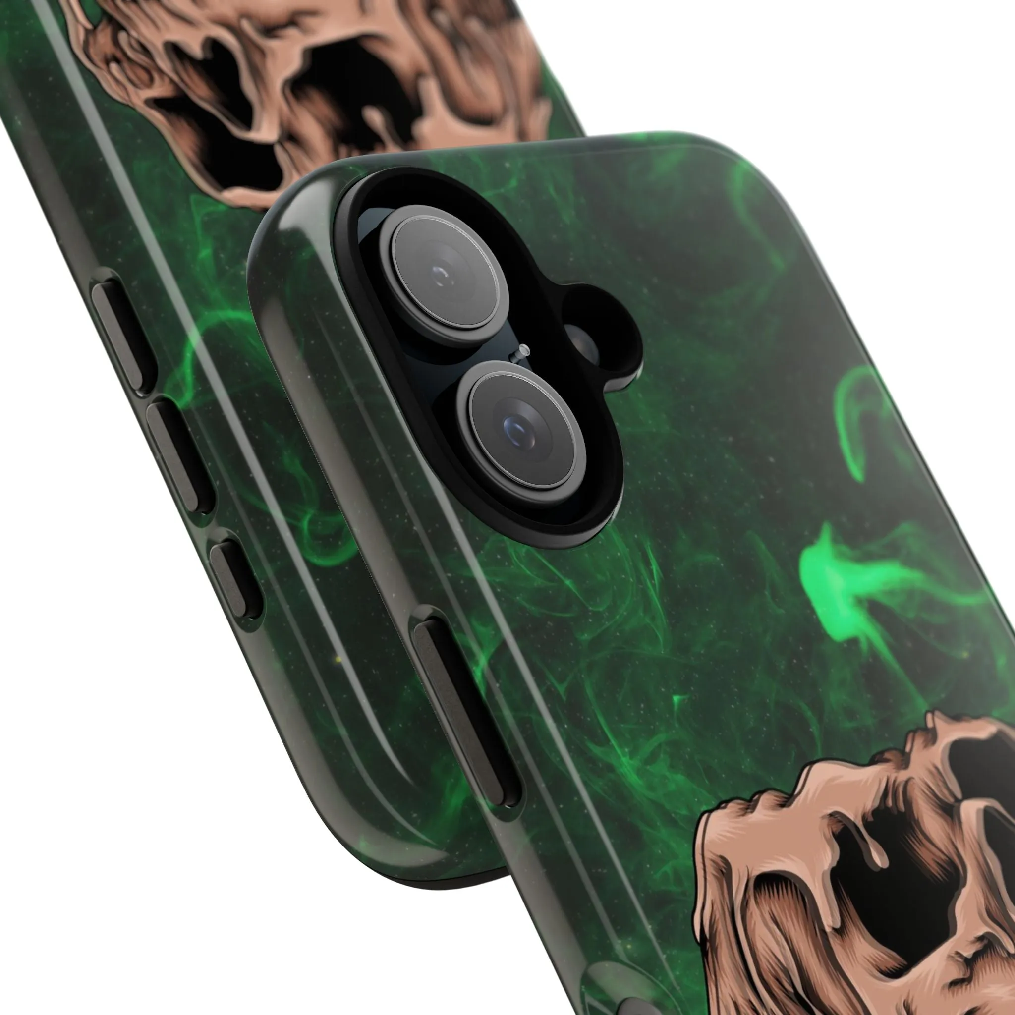 Glitch Skull Tough Phone Cases