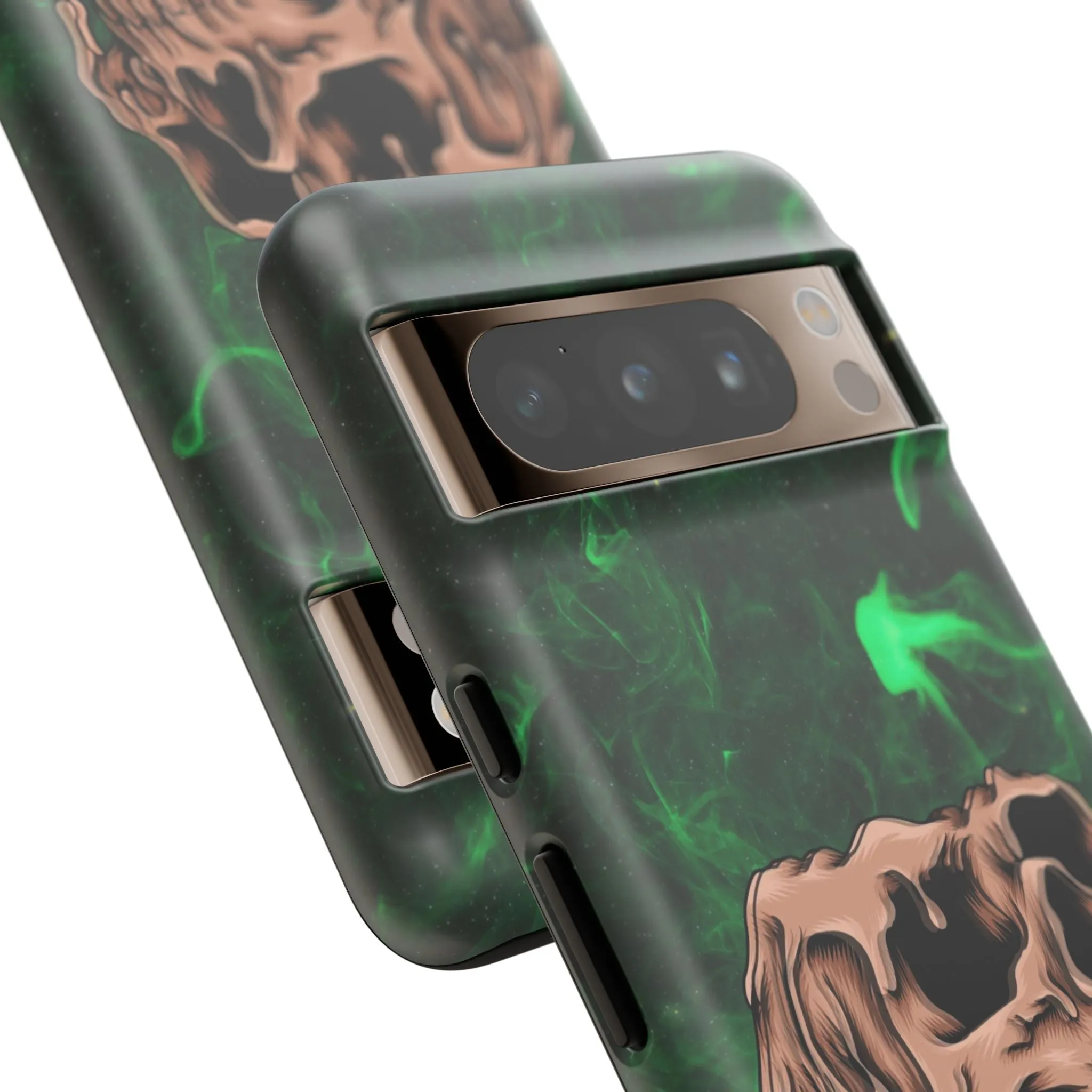 Glitch Skull Tough Phone Cases