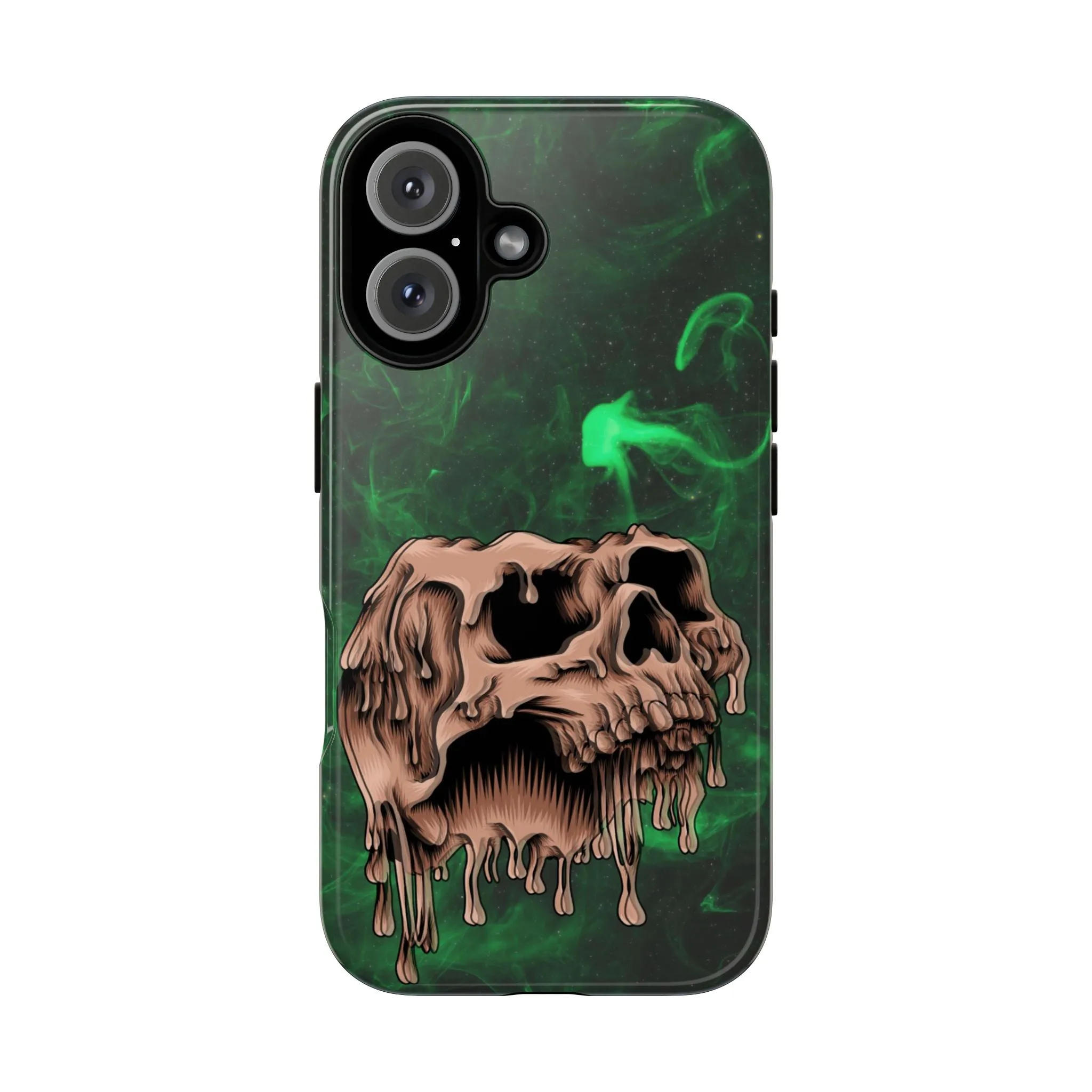 Glitch Skull Tough Phone Cases