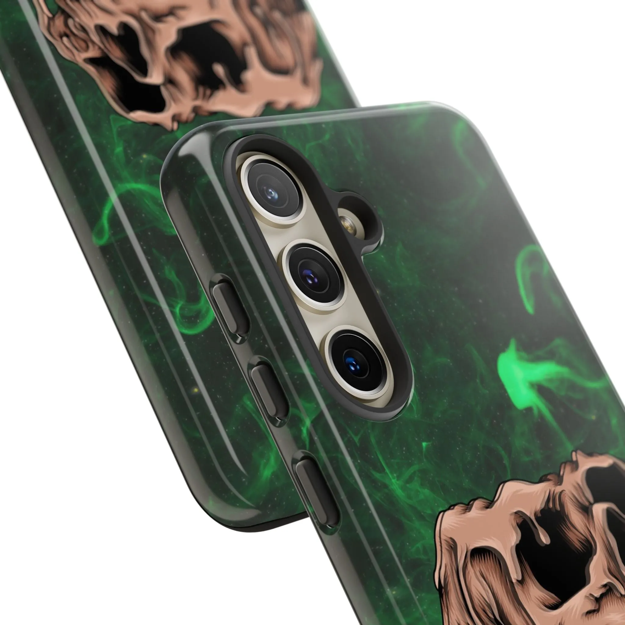 Glitch Skull Tough Phone Cases