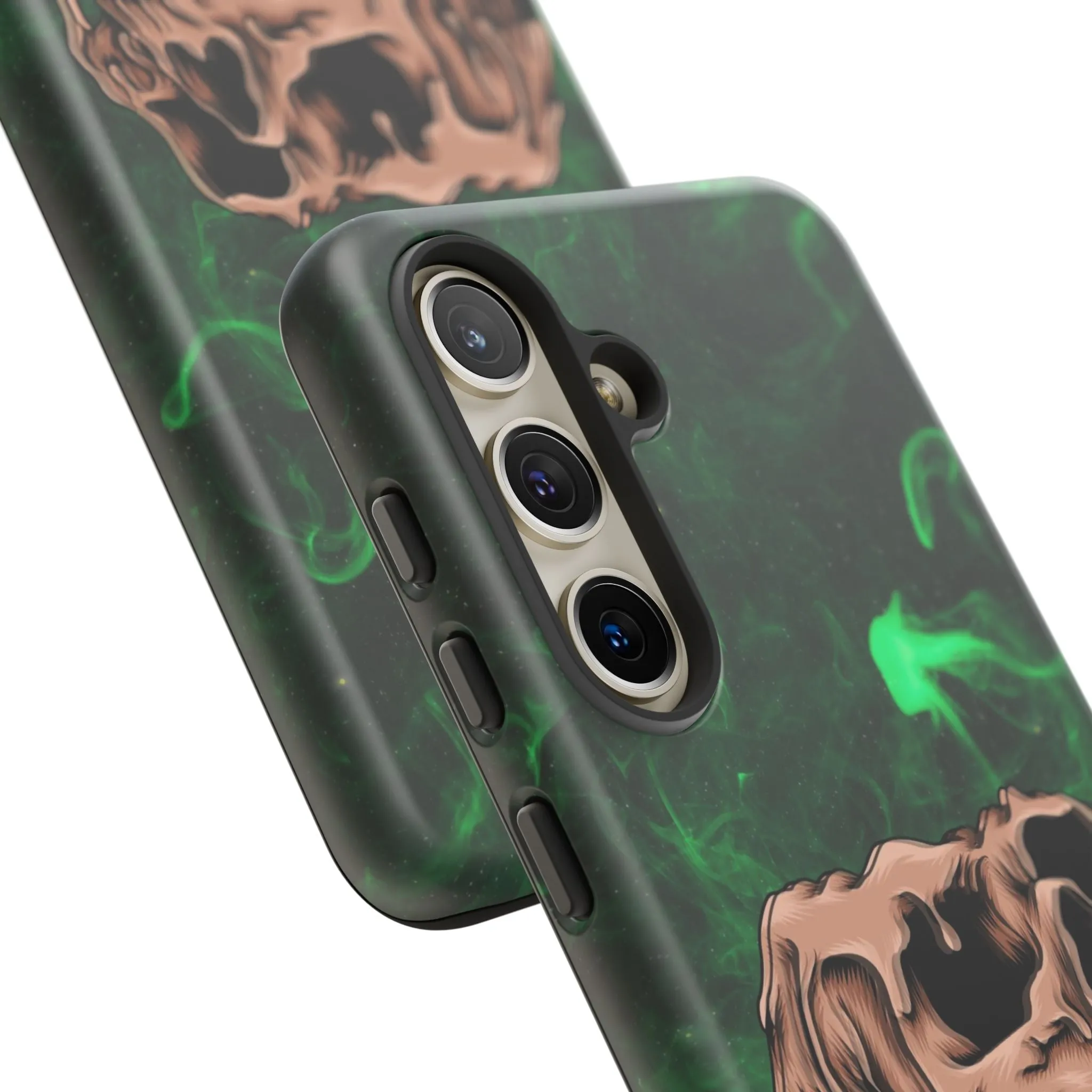 Glitch Skull Tough Phone Cases