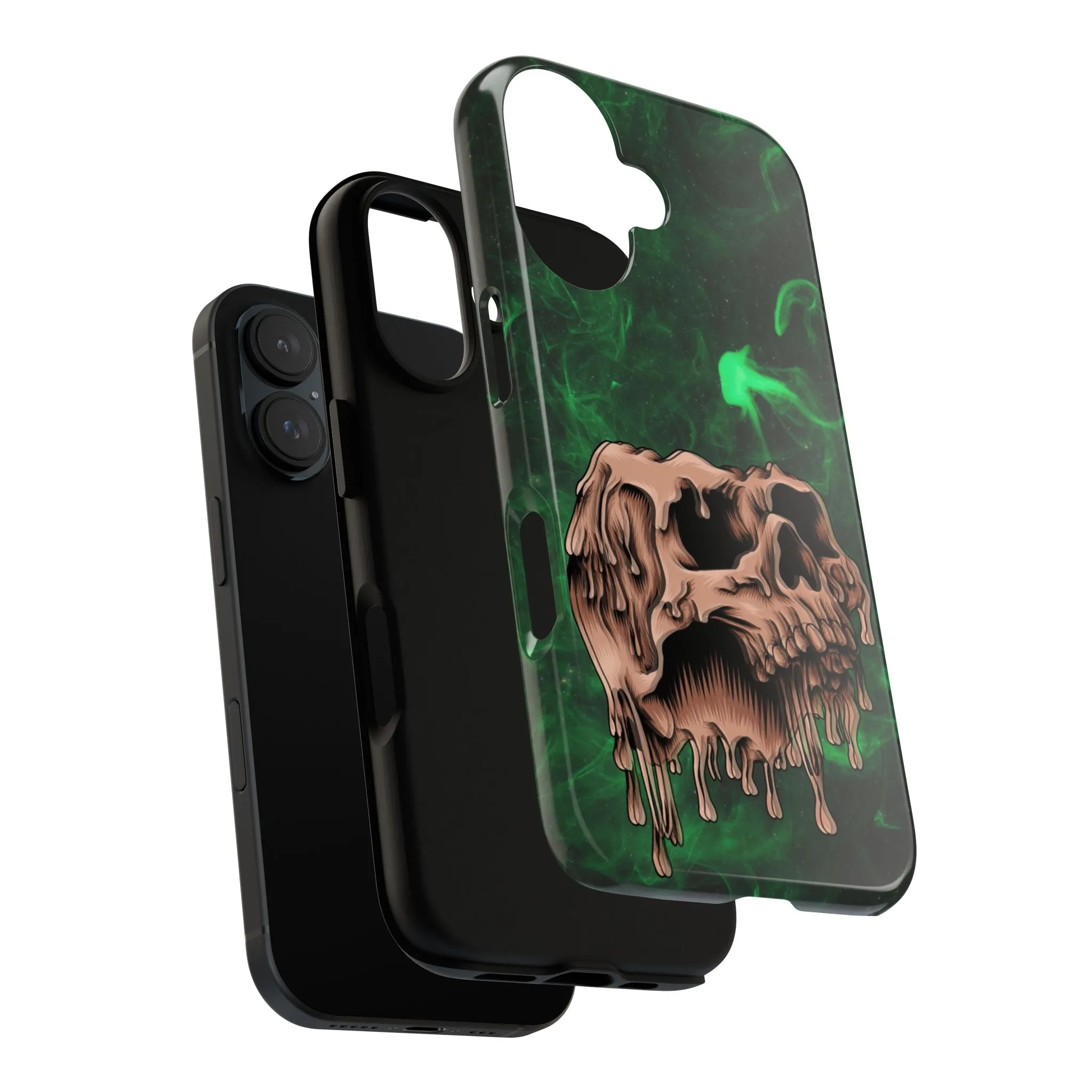 Glitch Skull Tough Phone Cases