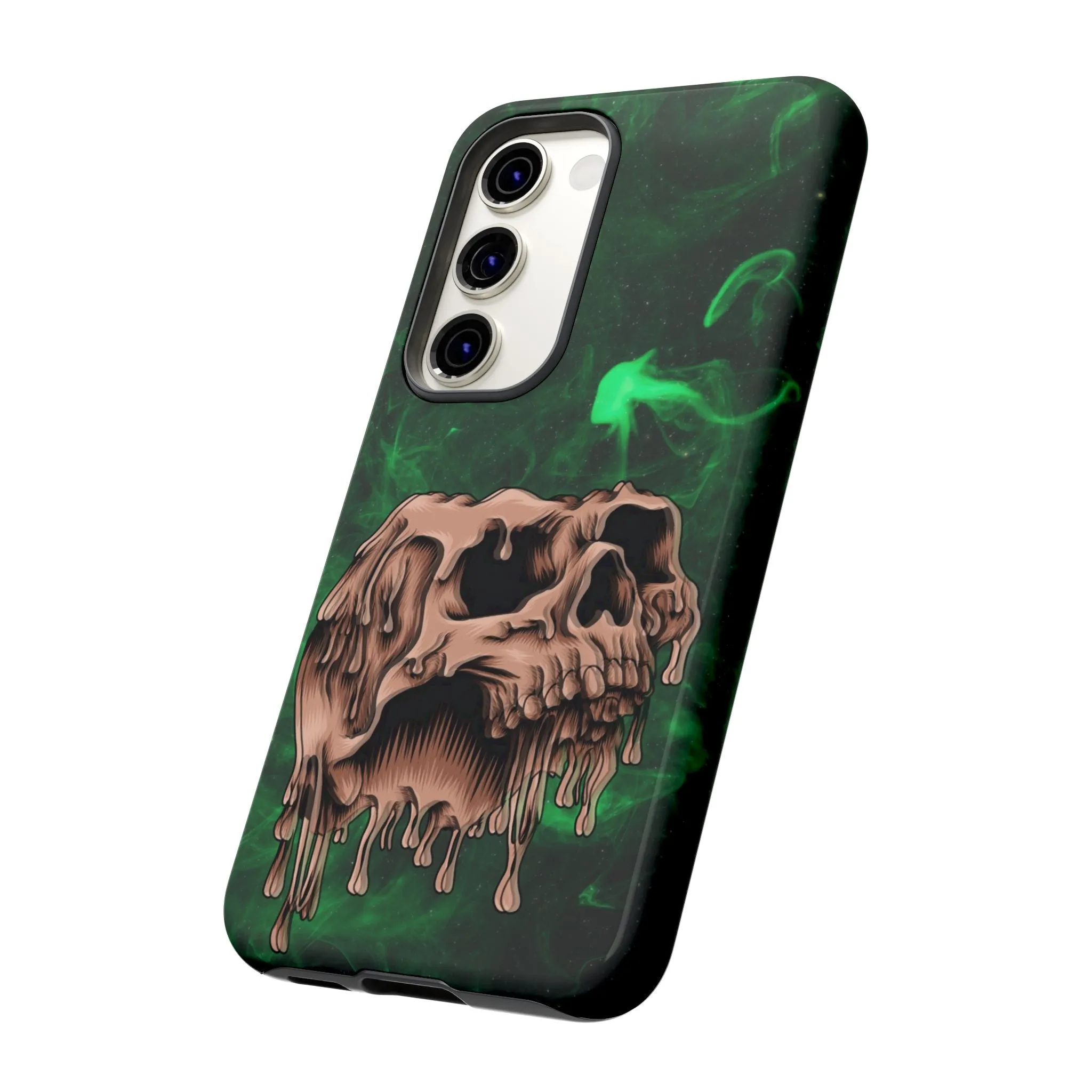 Glitch Skull Tough Phone Cases