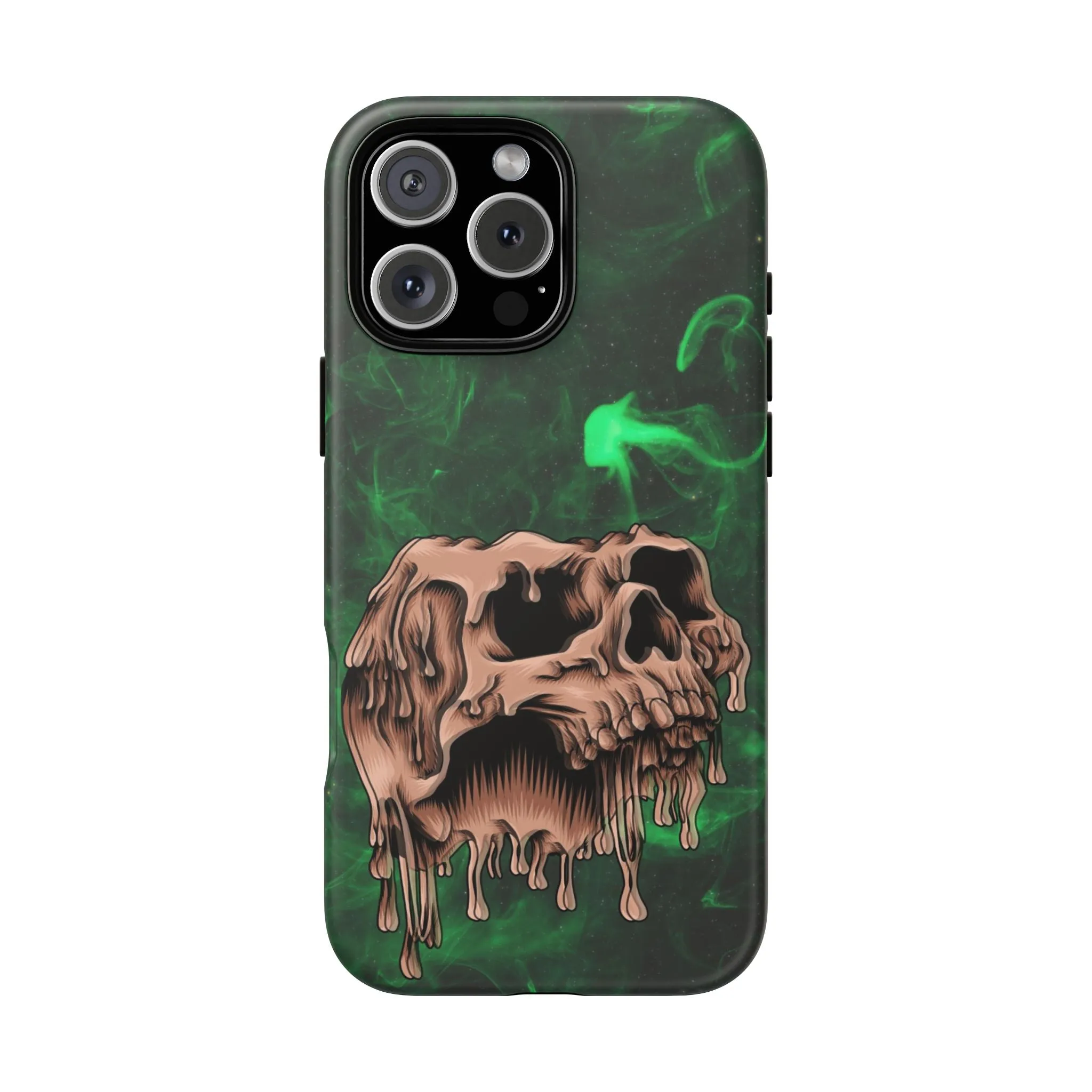 Glitch Skull Tough Phone Cases