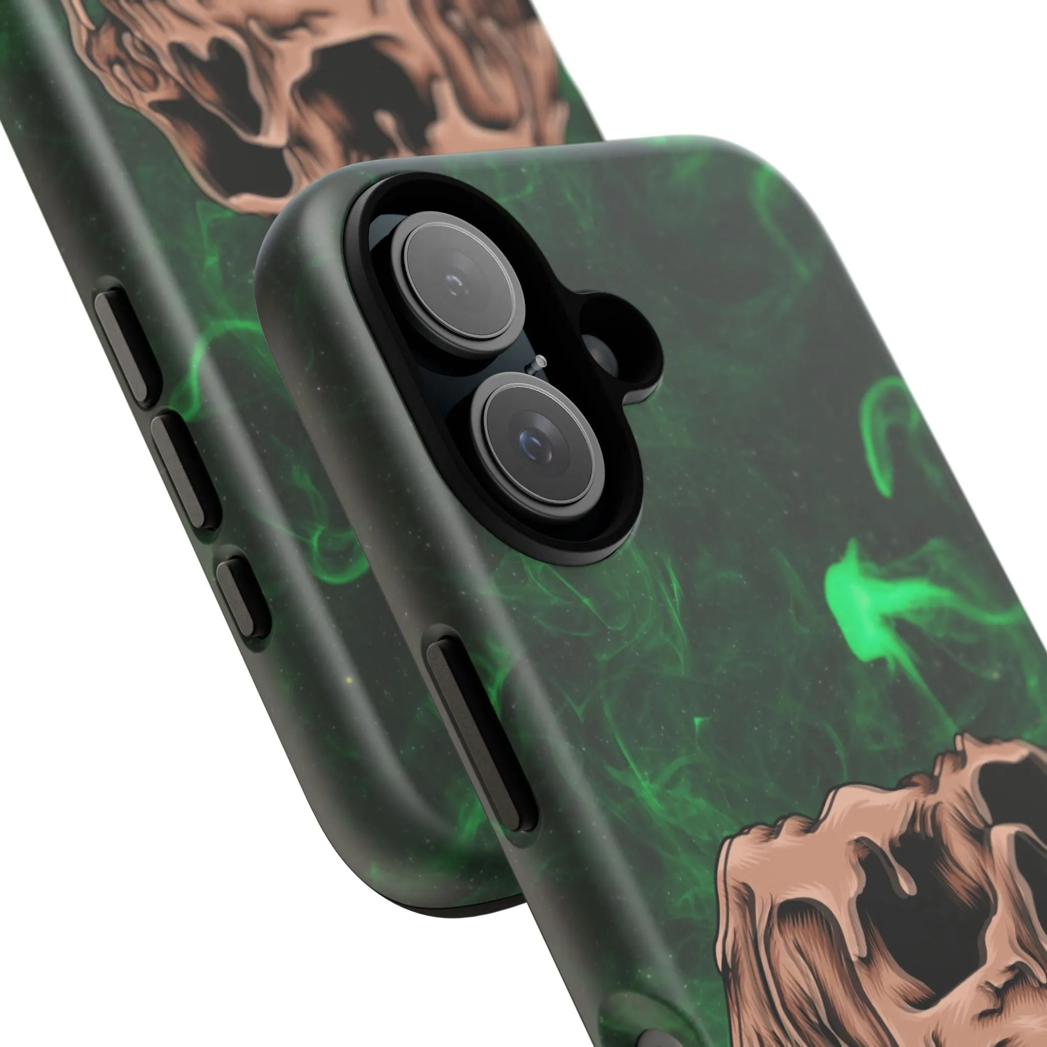 Glitch Skull Tough Phone Cases