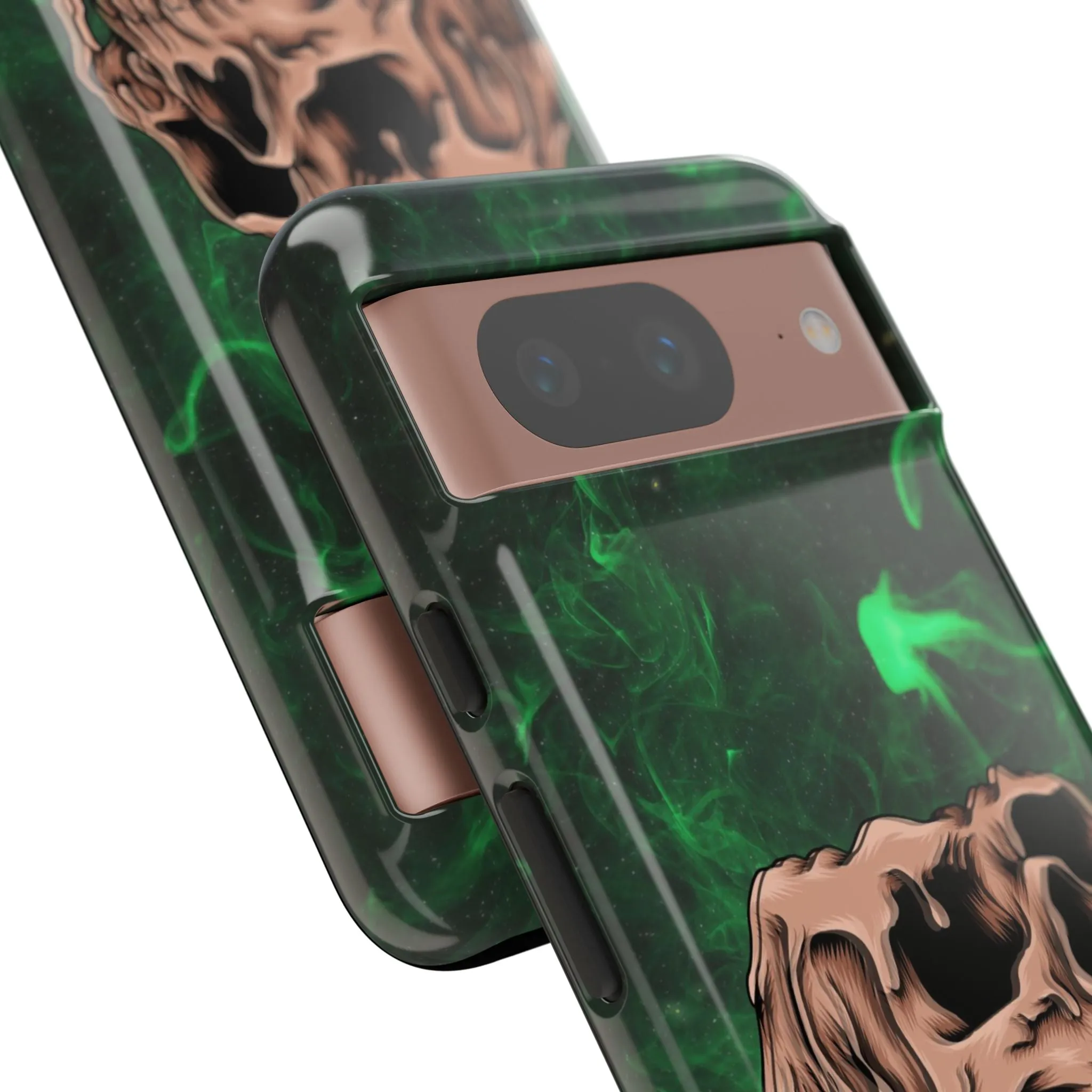 Glitch Skull Tough Phone Cases