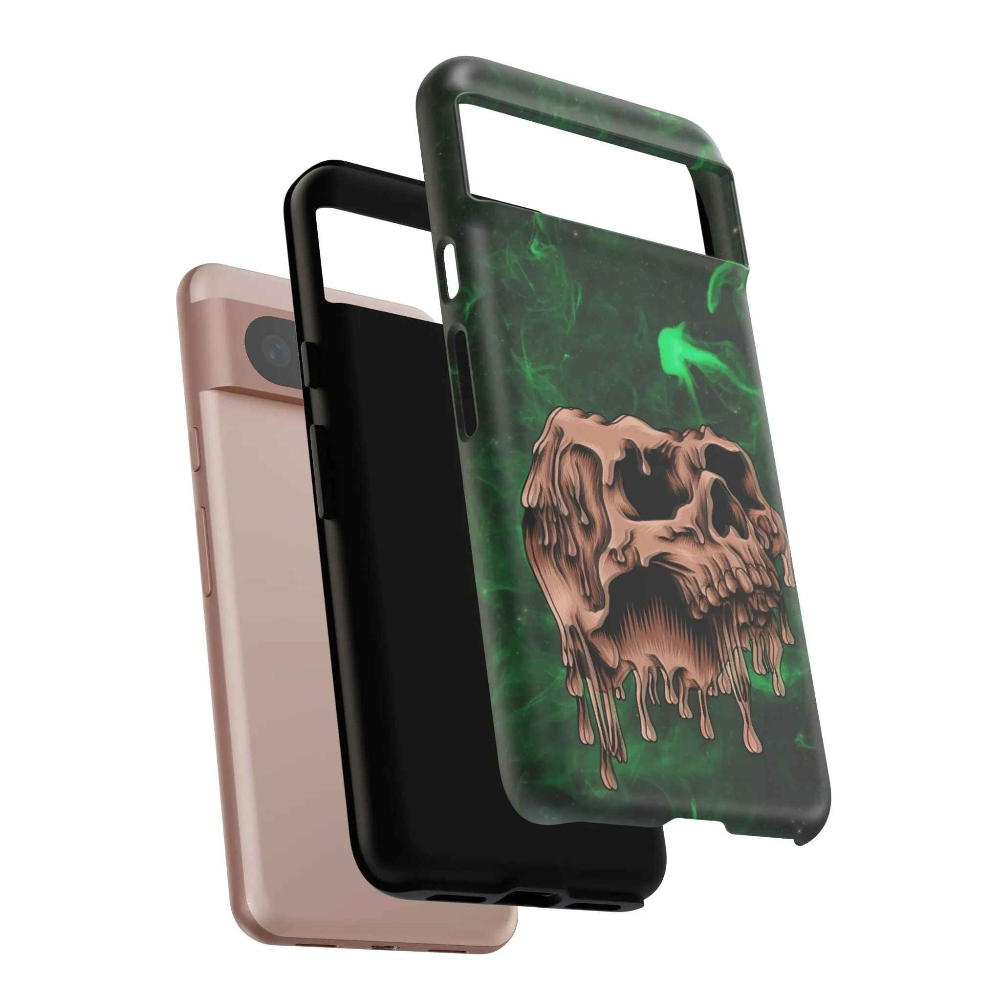 Glitch Skull Tough Phone Cases