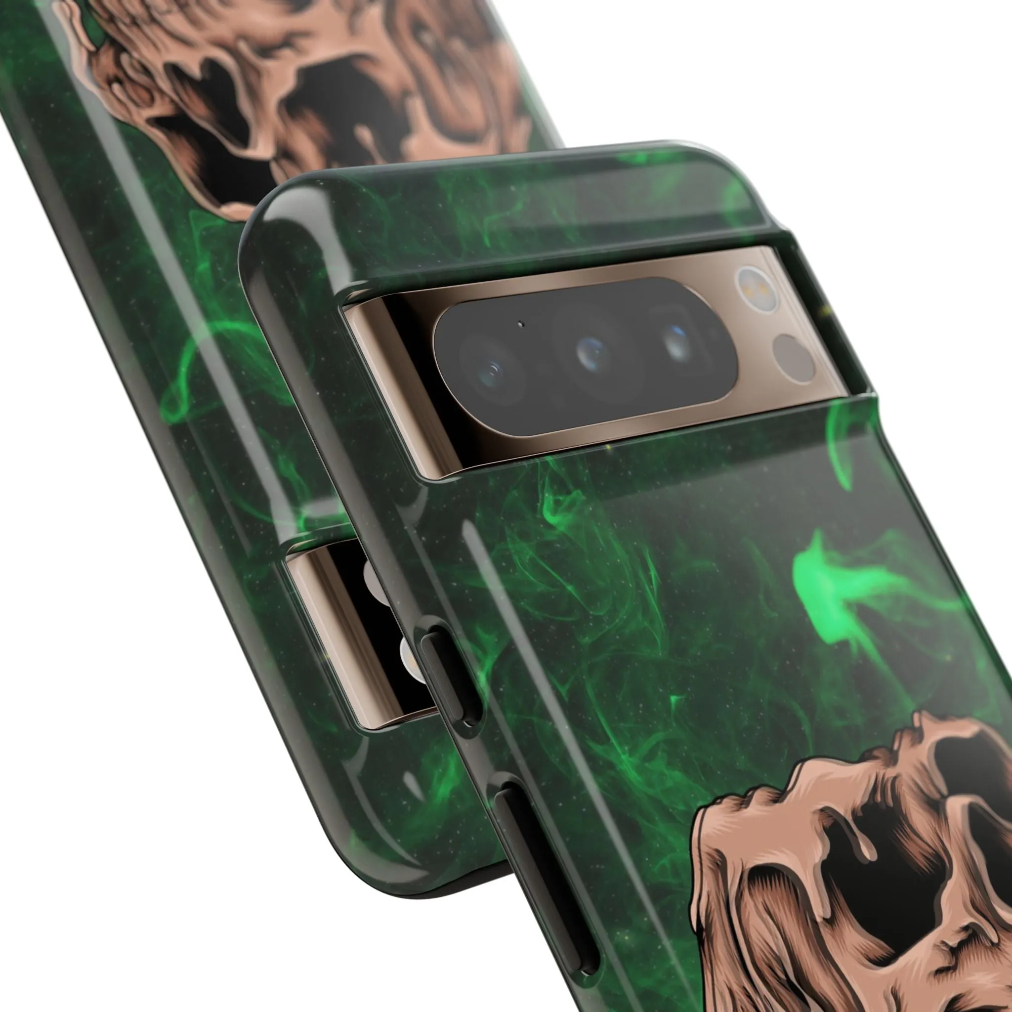 Glitch Skull Tough Phone Cases