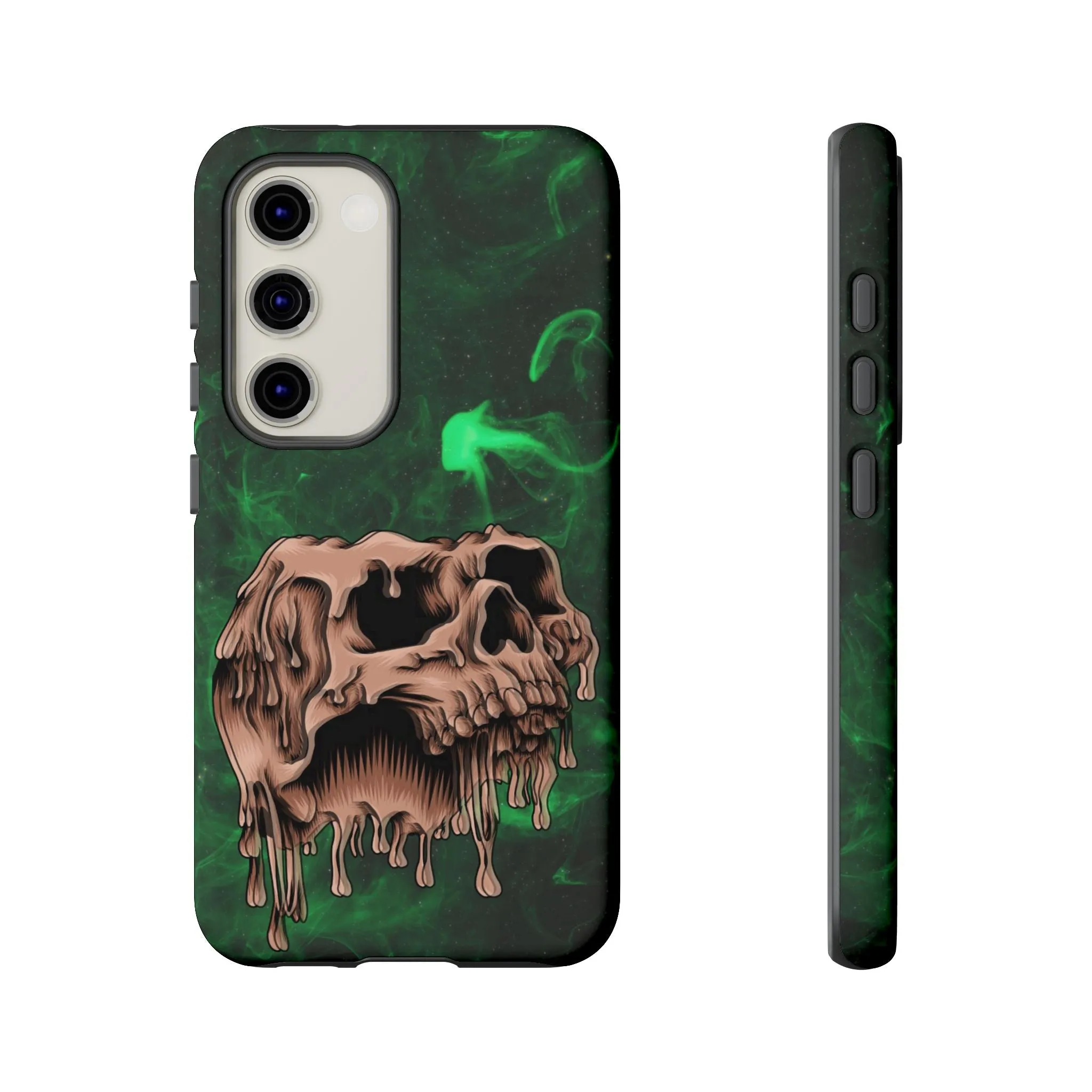 Glitch Skull Tough Phone Cases