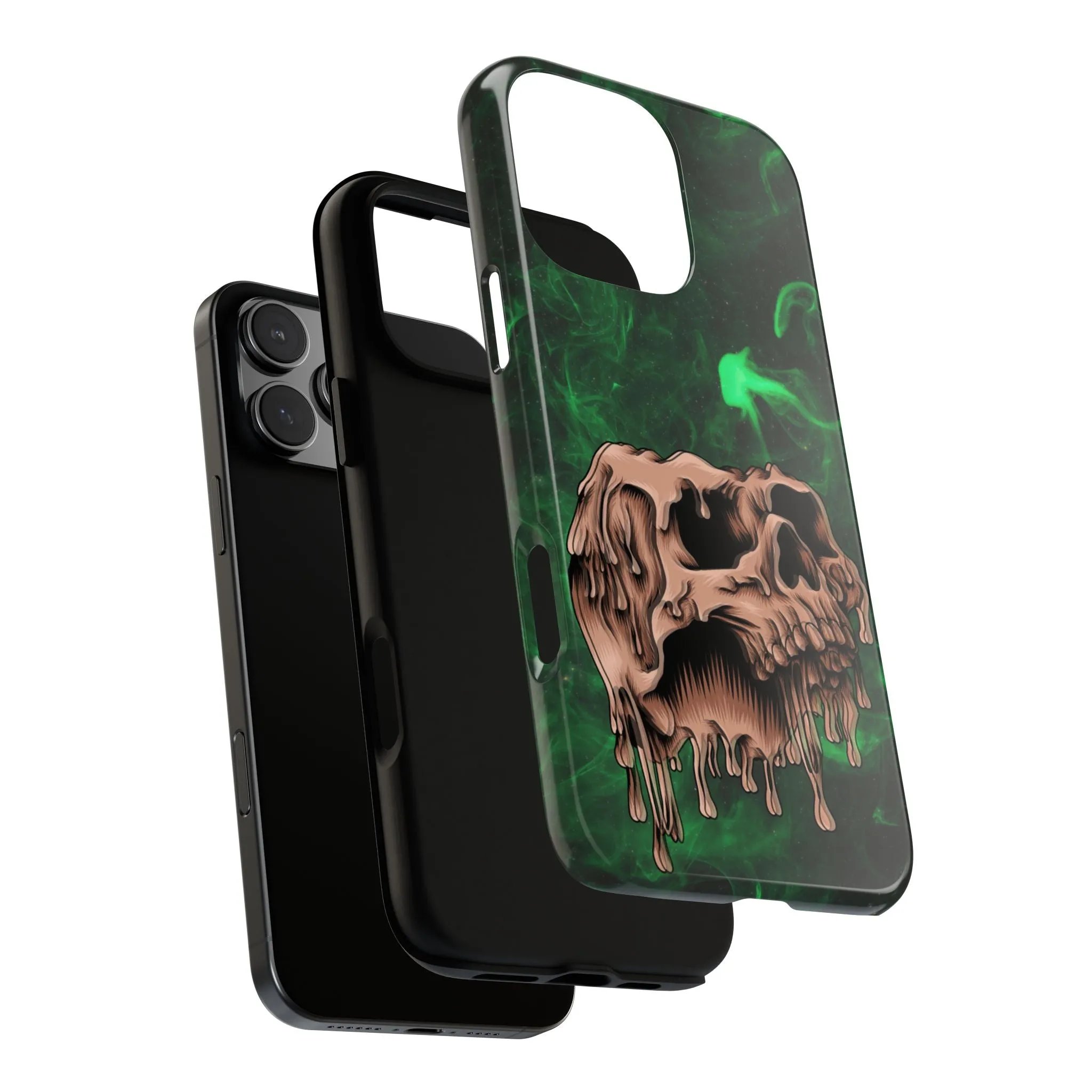 Glitch Skull Tough Phone Cases