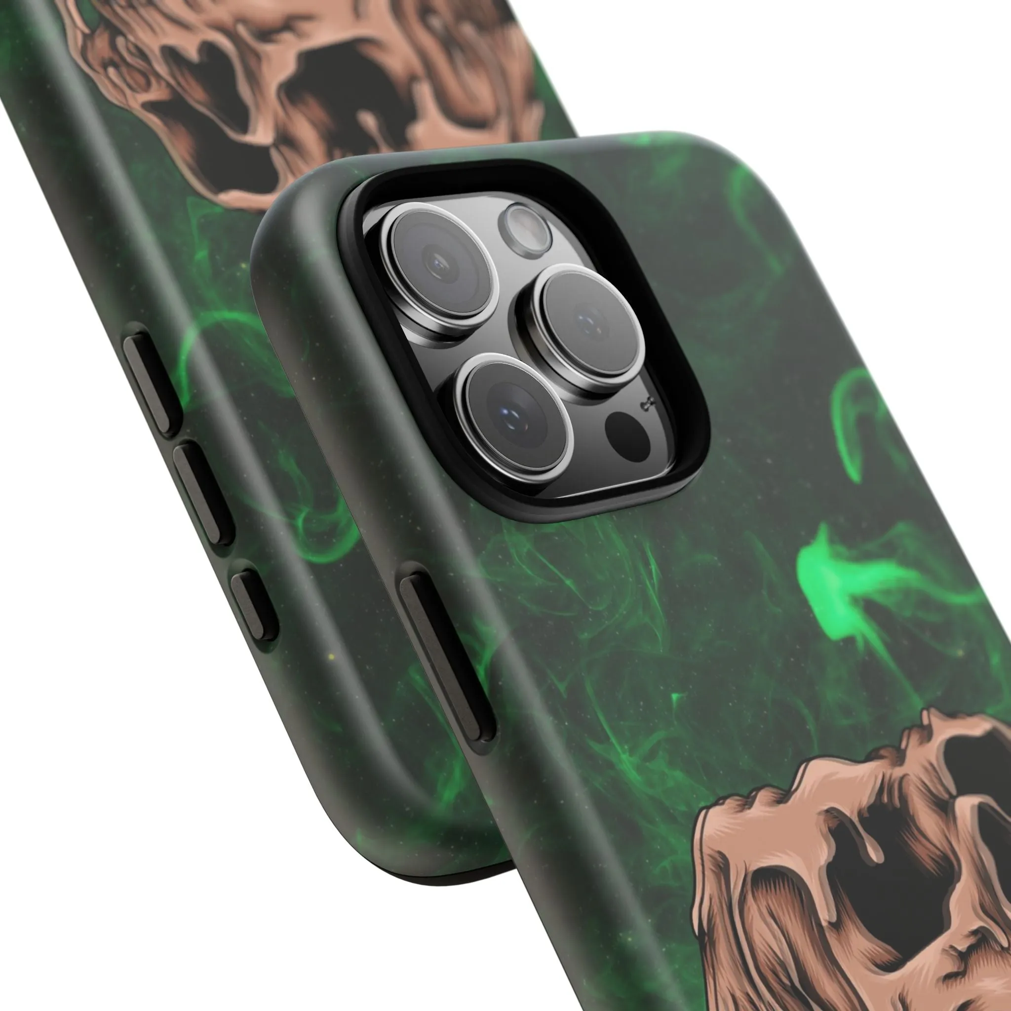 Glitch Skull Tough Phone Cases