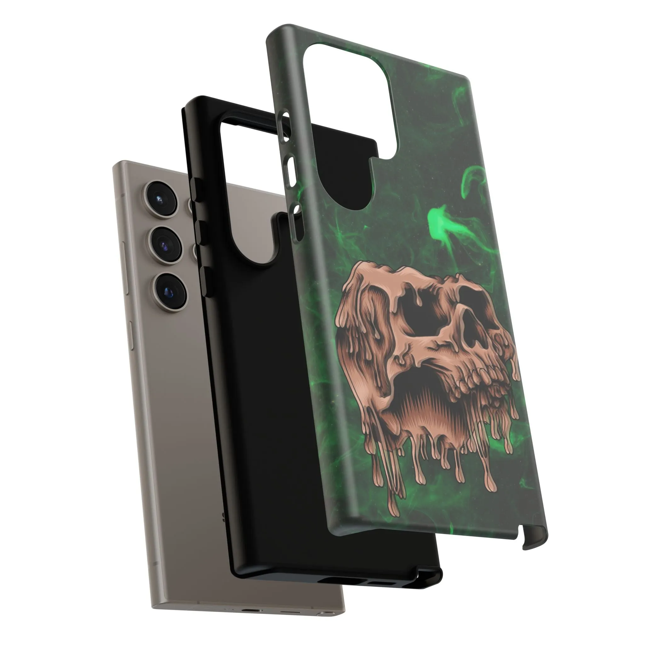 Glitch Skull Tough Phone Cases