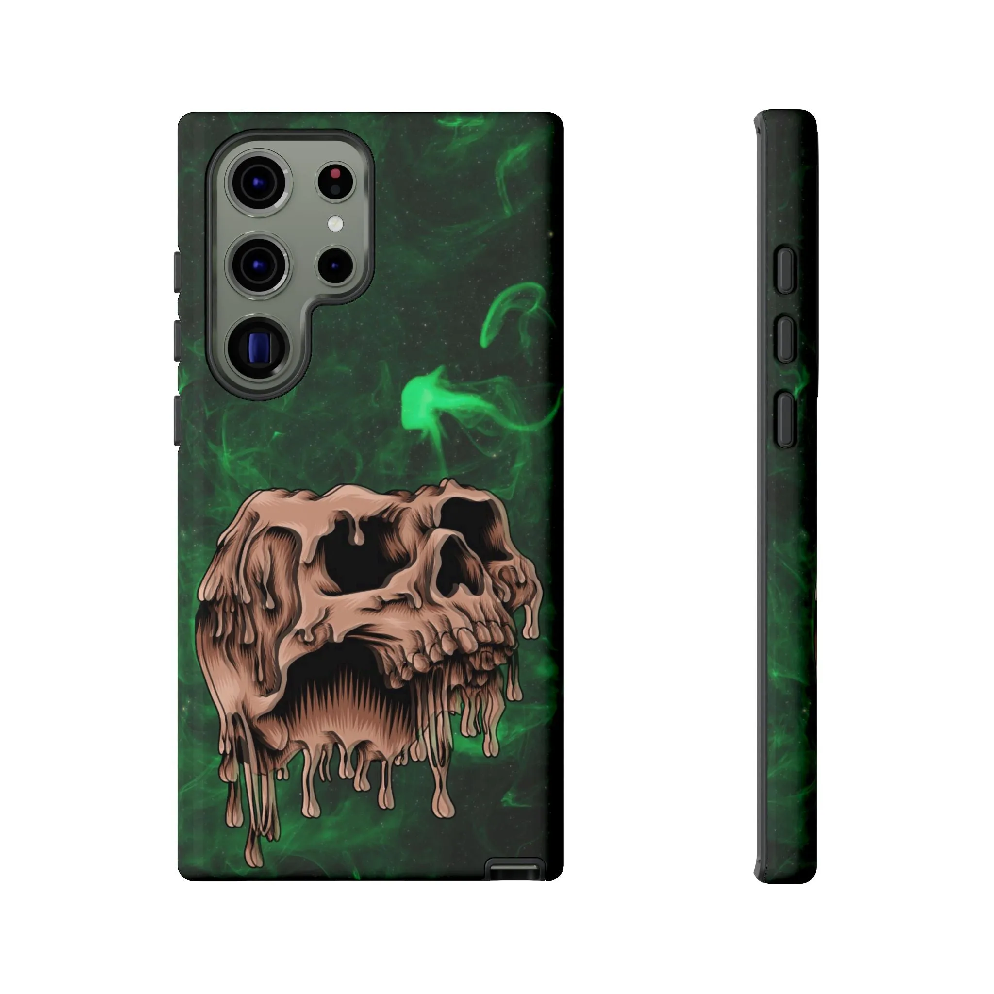 Glitch Skull Tough Phone Cases