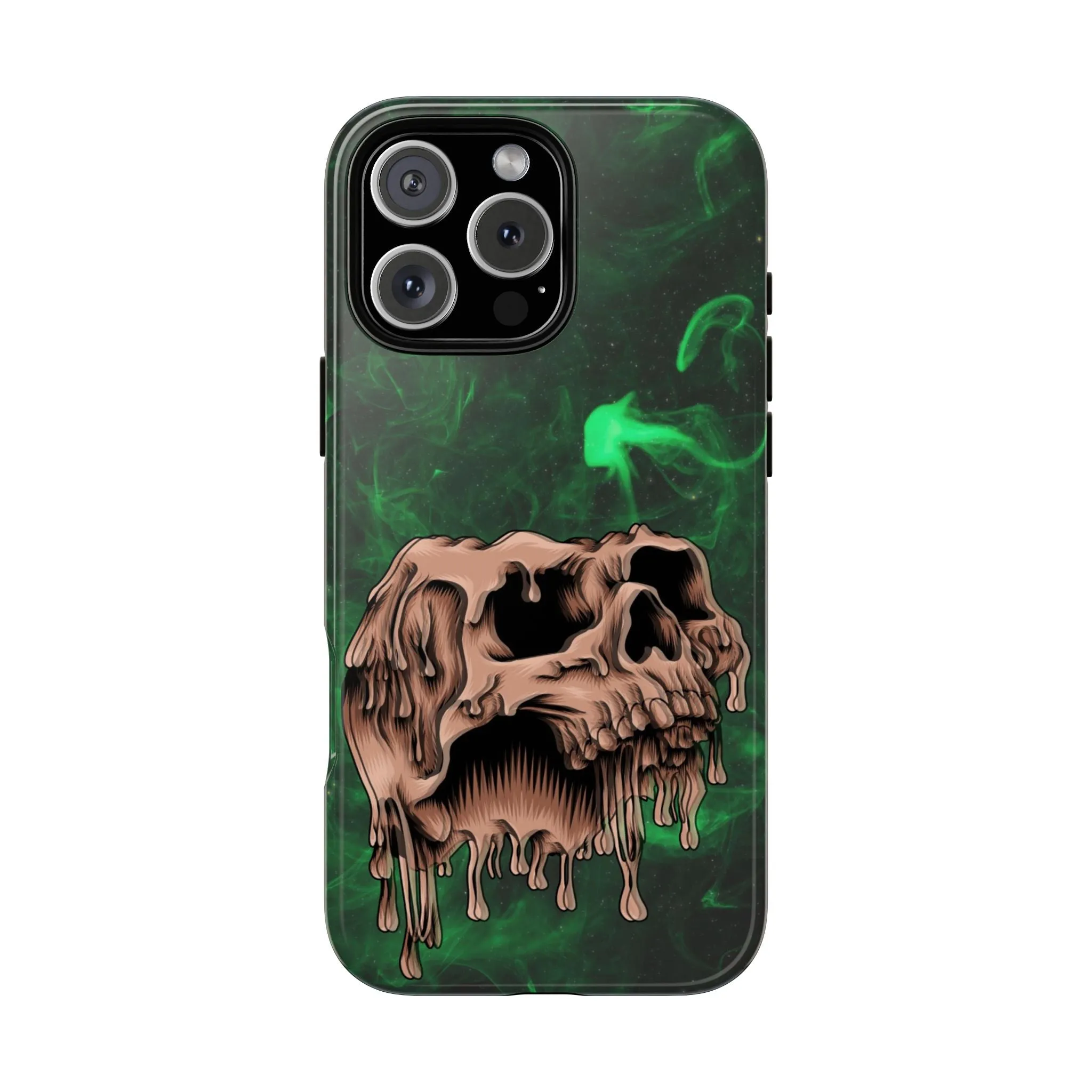 Glitch Skull Tough Phone Cases