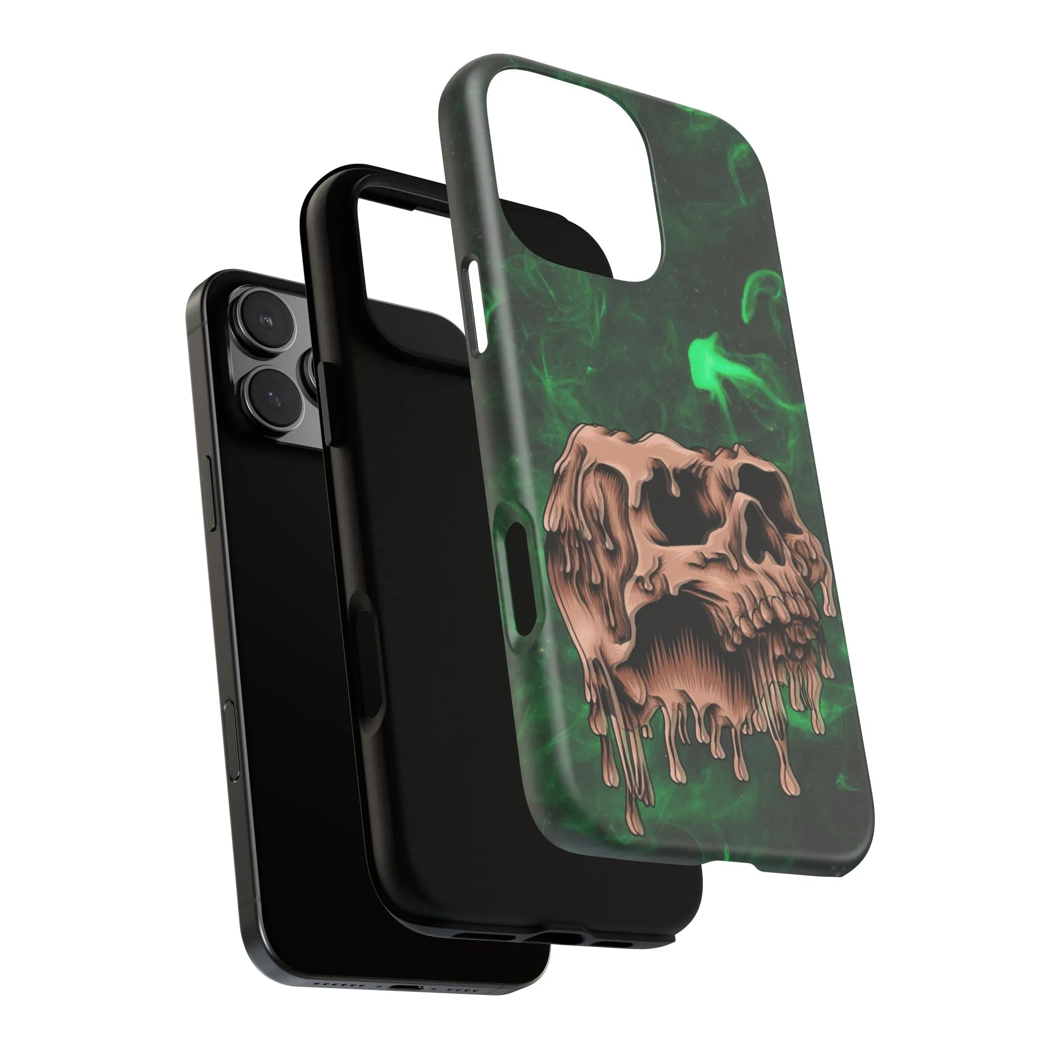 Glitch Skull Tough Phone Cases