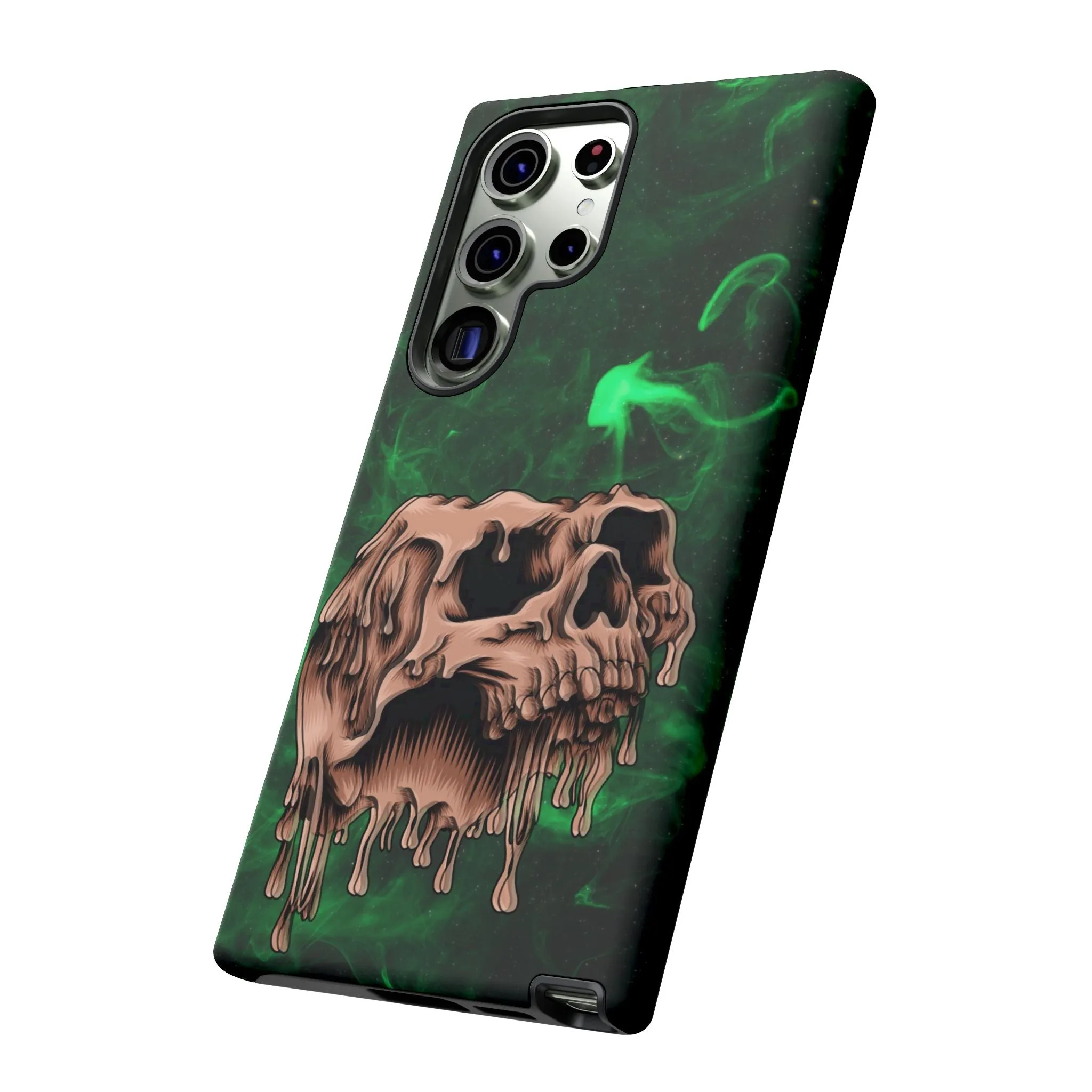 Glitch Skull Tough Phone Cases