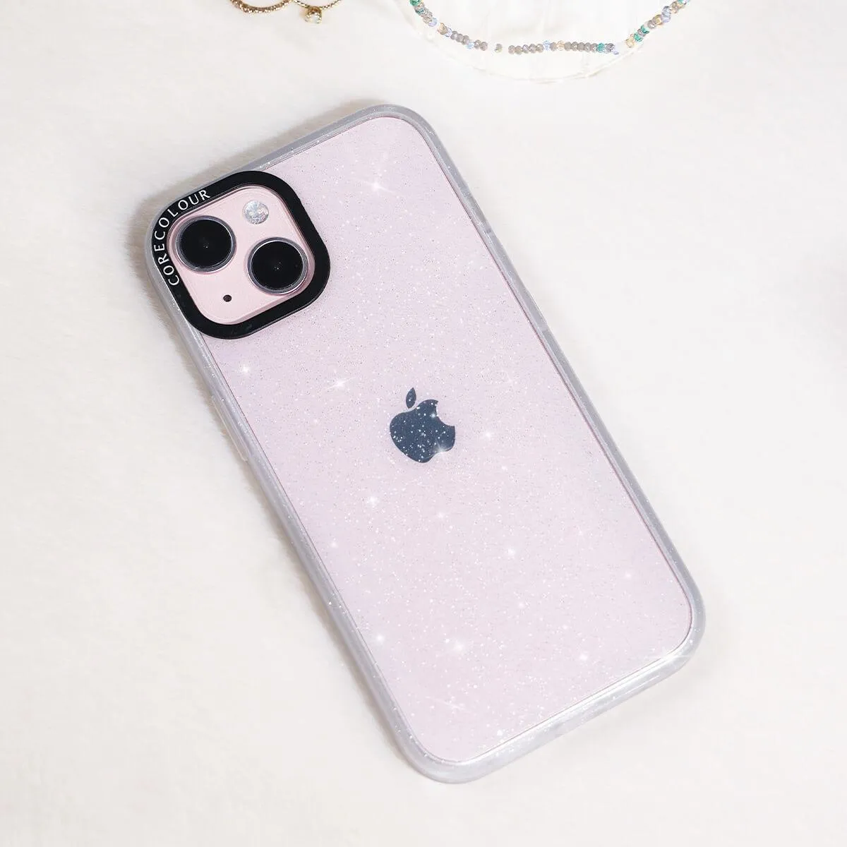 iPhone 12 Pro Glitter Clear Glitter Phone Case