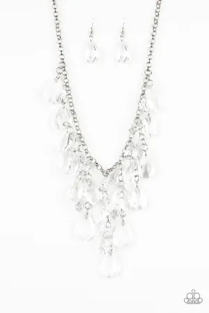 Irresistible Iridescence white necklace - Paparazzi Accessories