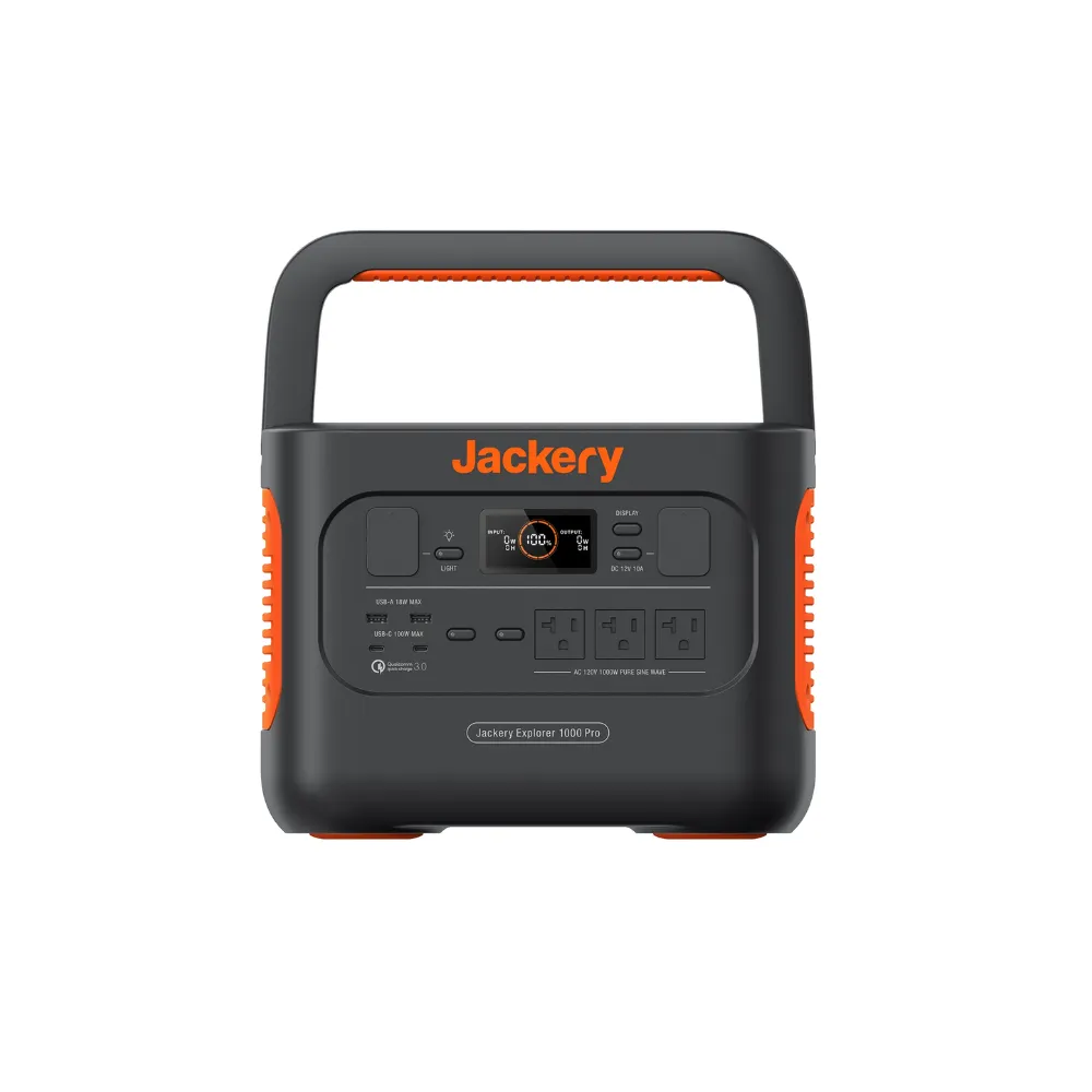 Jackery E1000 Plus Portable Power Station   1 x 100W Mini Solar Panel