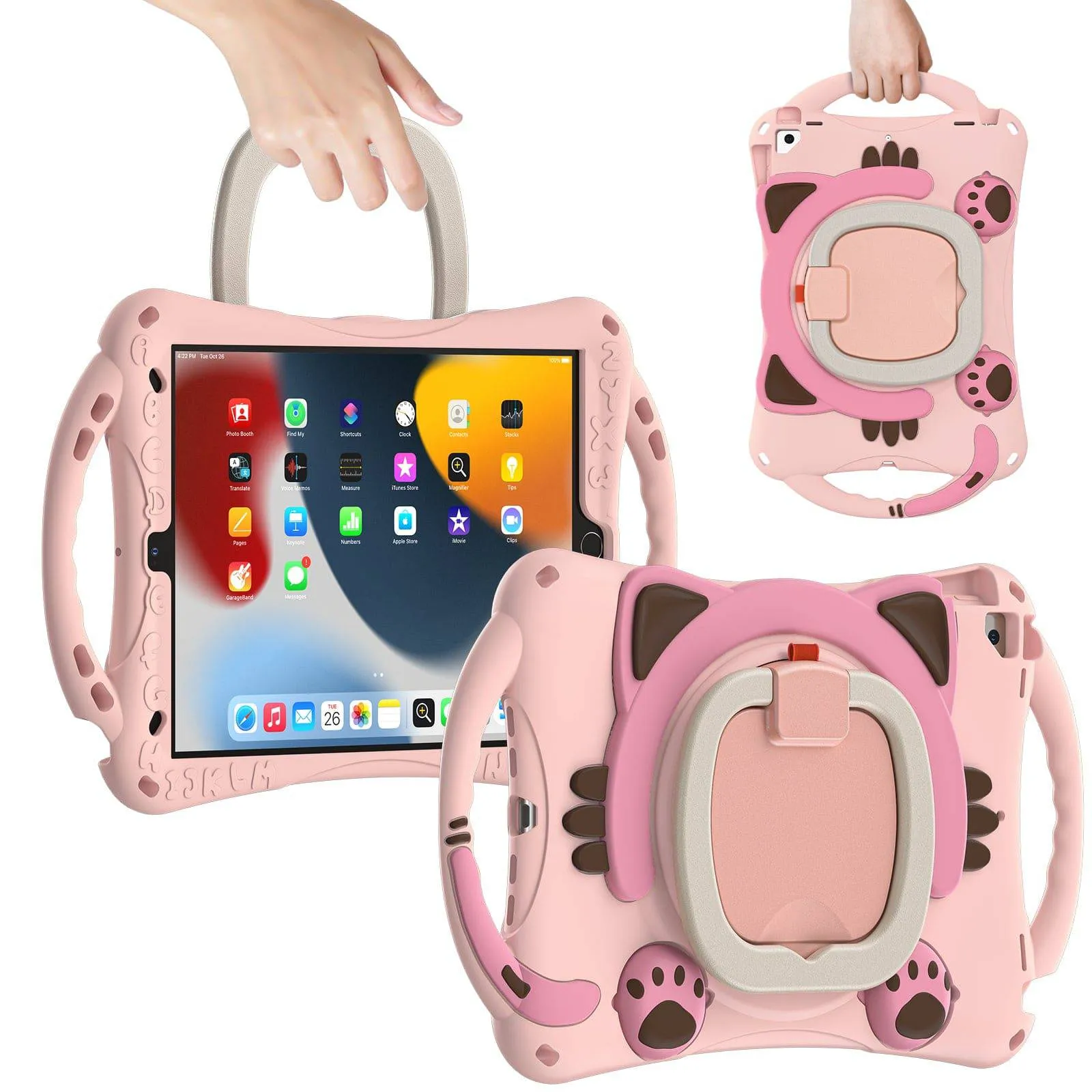 Kitten Kids iPad 10.2/10.5 Protective Case for iPad 7th/8th/9th Gen, 10.5 inch iPad Pro, iPad Air 3