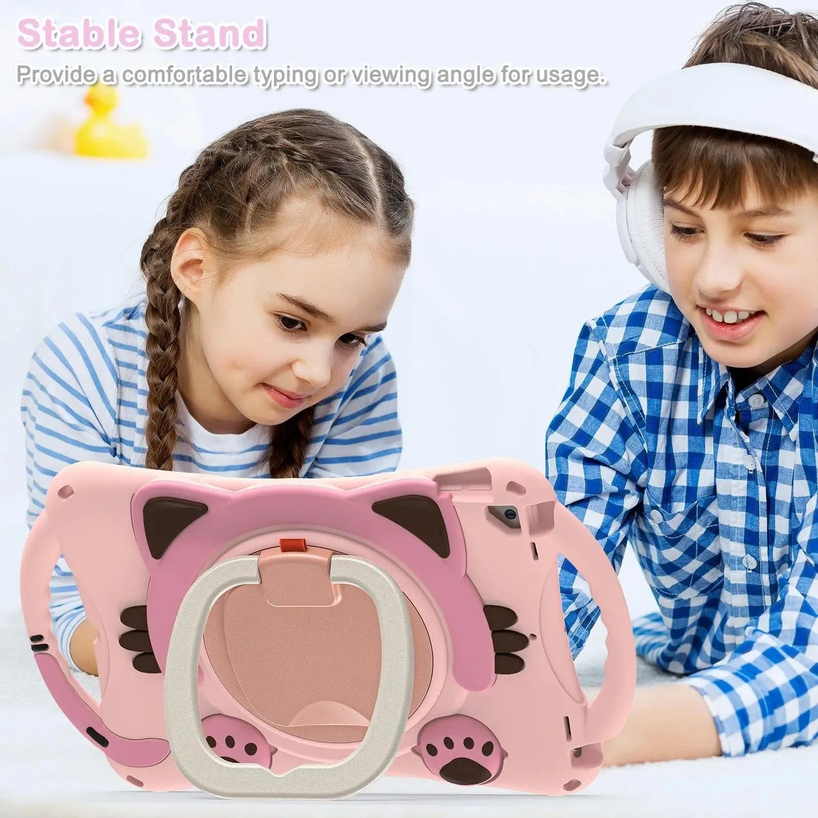 Kitten Kids iPad 10.2/10.5 Protective Case for iPad 7th/8th/9th Gen, 10.5 inch iPad Pro, iPad Air 3