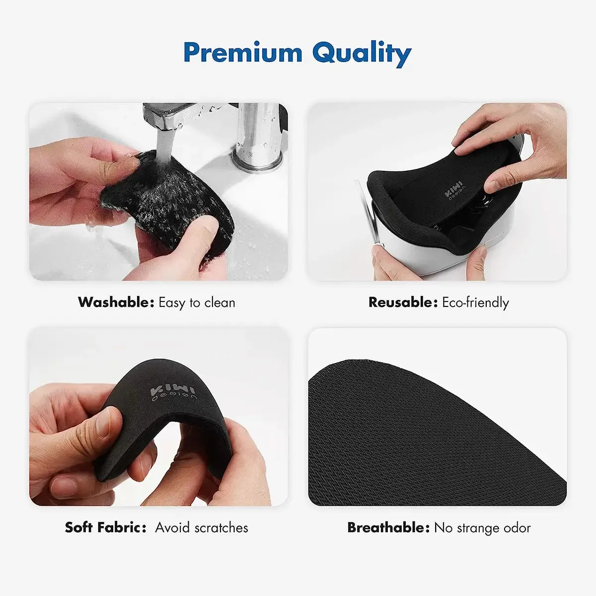 Kiwi VR Headset Lens Protector cover | for Quest 2, Quest, Rift S, Valve index, HP Reverb G2 and most VR headsets