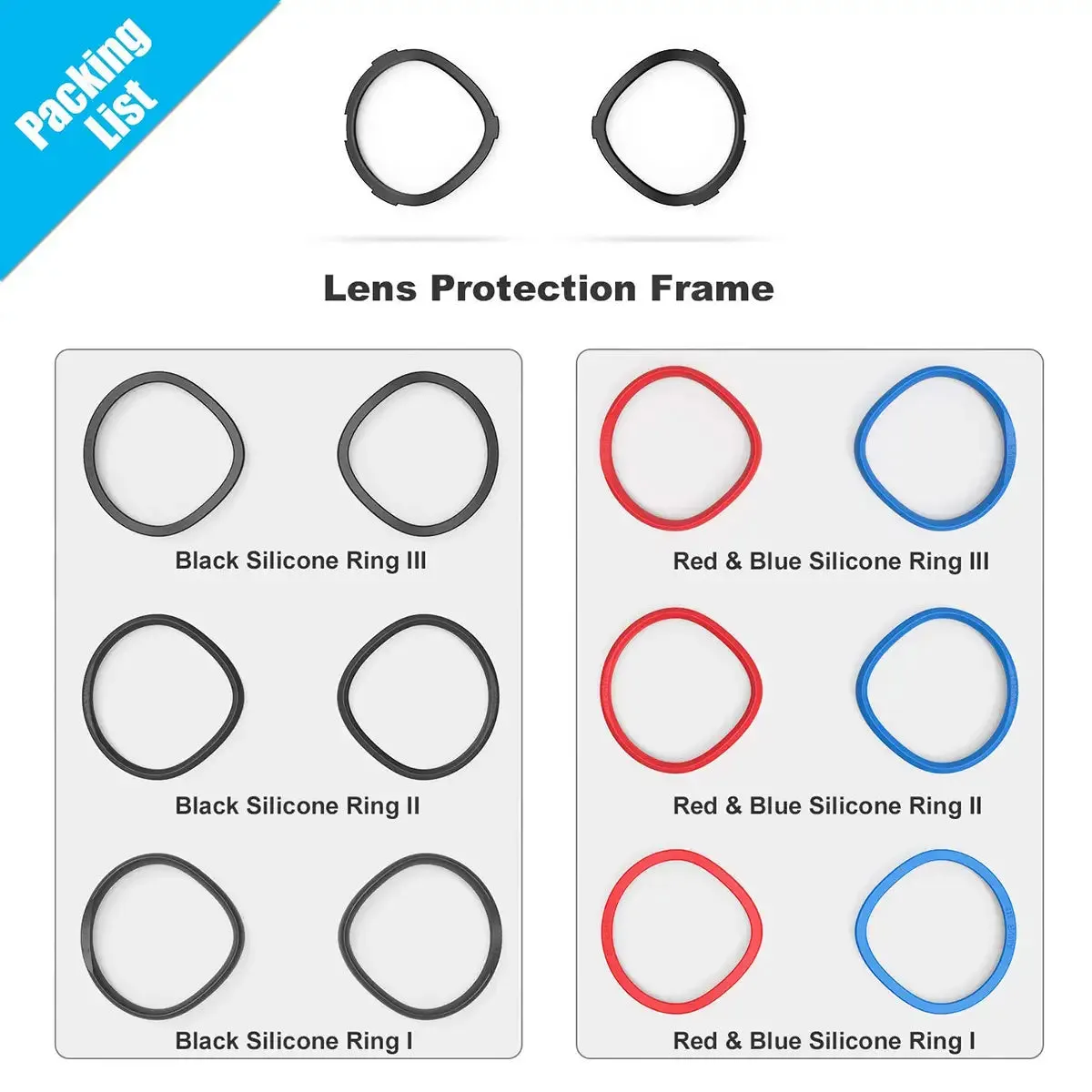 Lens Anti-Scratch Ring Protecting Myopia Glasses | for Quest 2, Quest, Rift S and Oculus Go