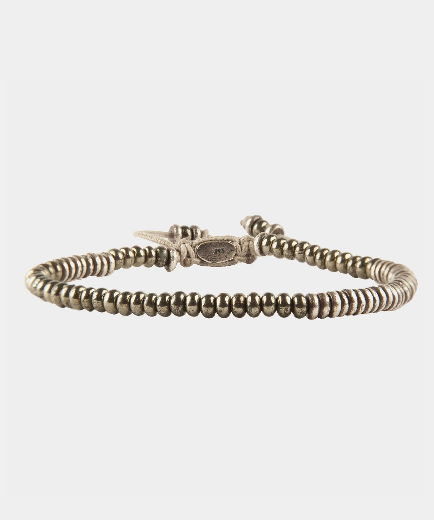 Maor Round Table Bracelet Pyrite