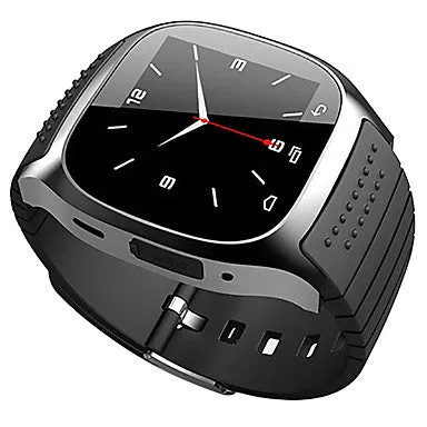 Men's Smartwatch Digital Hybrid Rubber Touch Screen Alarm Calendar Date Remote Control