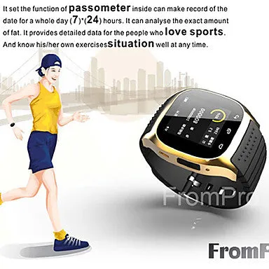 Men's Smartwatch Digital Hybrid Rubber Touch Screen Alarm Calendar Date Remote Control