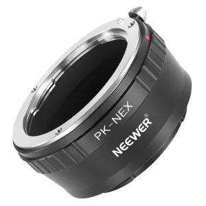 NEEWER PK-NEX Pentax K Mount Lens to Sony E Camera Lens Mount Adapter