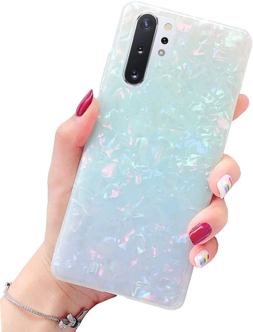 Note 10 Plus Case Sparkle Bling Translucent Pattern Protective Case