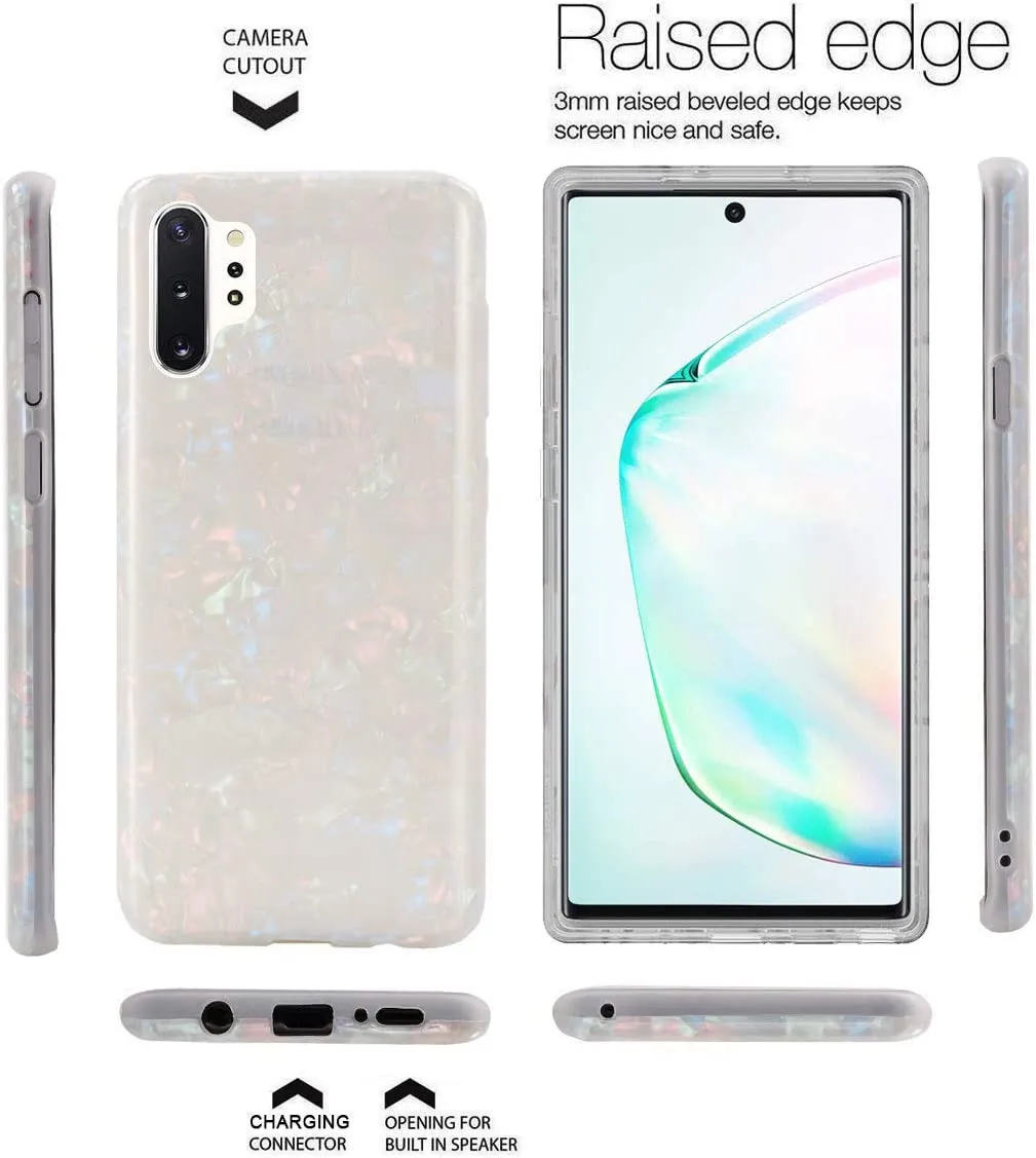 Note 10 Plus Case Sparkle Bling Translucent Pattern Protective Case