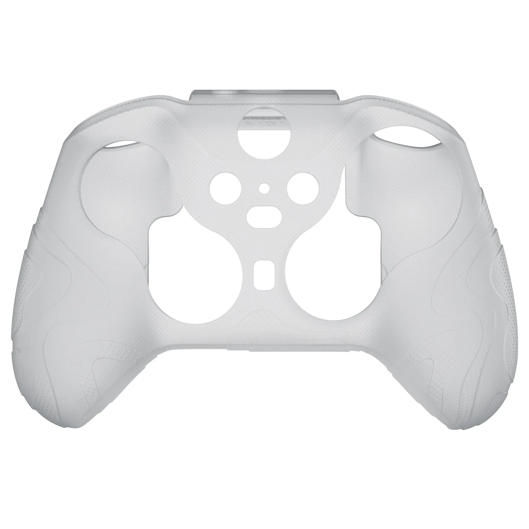 PlayVital Mountain Range Edition Silicone Cover with Thumb Grips for Xbox Elite Series 2 Controller & Xbox Elite Series 2 Core Controller - Clear White - DVGE2P005